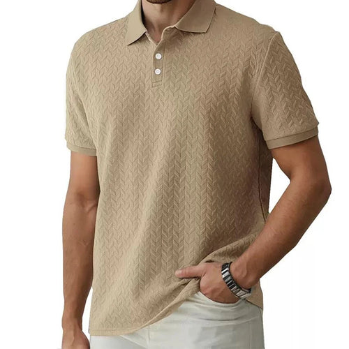 Men's Short Sleeve Polo Shirt - Summer Streetwear Top