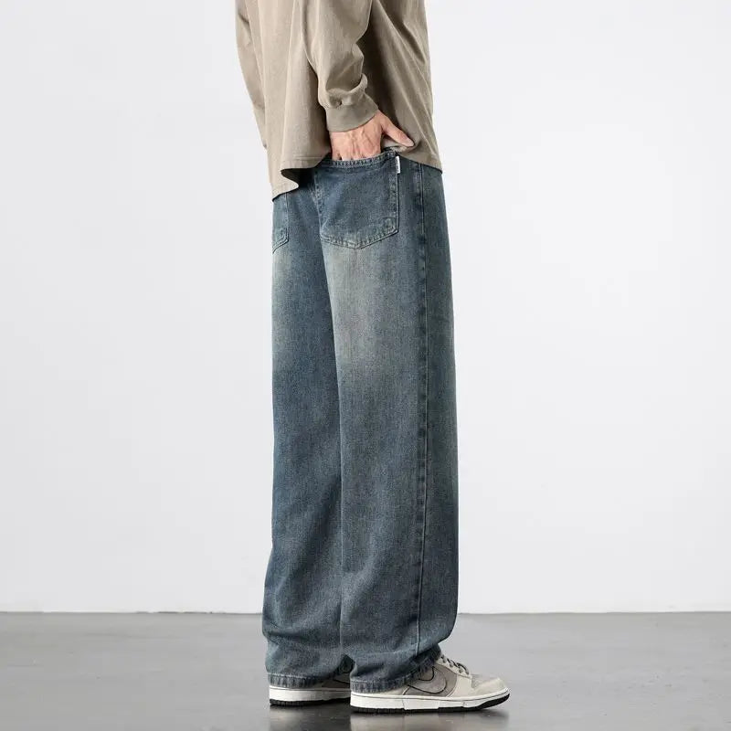 Men's Straight Vintage Fit Jeans - Casual Trousers