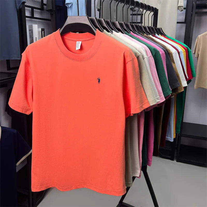 Paul Pony Men's 100% Cotton Short Sleeve T-Shirt