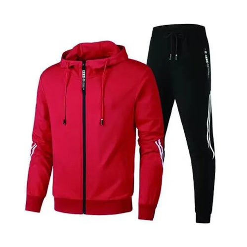 Men's Pullover Hoodie and Sweatpants Sweatsuit Set