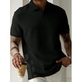 Men's Short Sleeve Polo Shirt - Summer Streetwear Top
