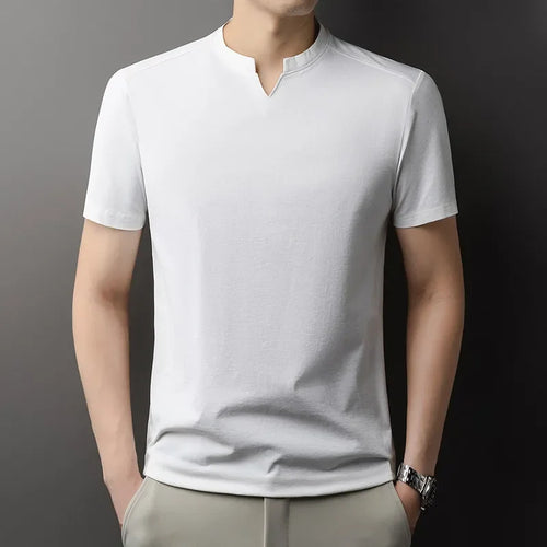 Men's Casual V-Neck Short Sleeve Fashion T-Shirt