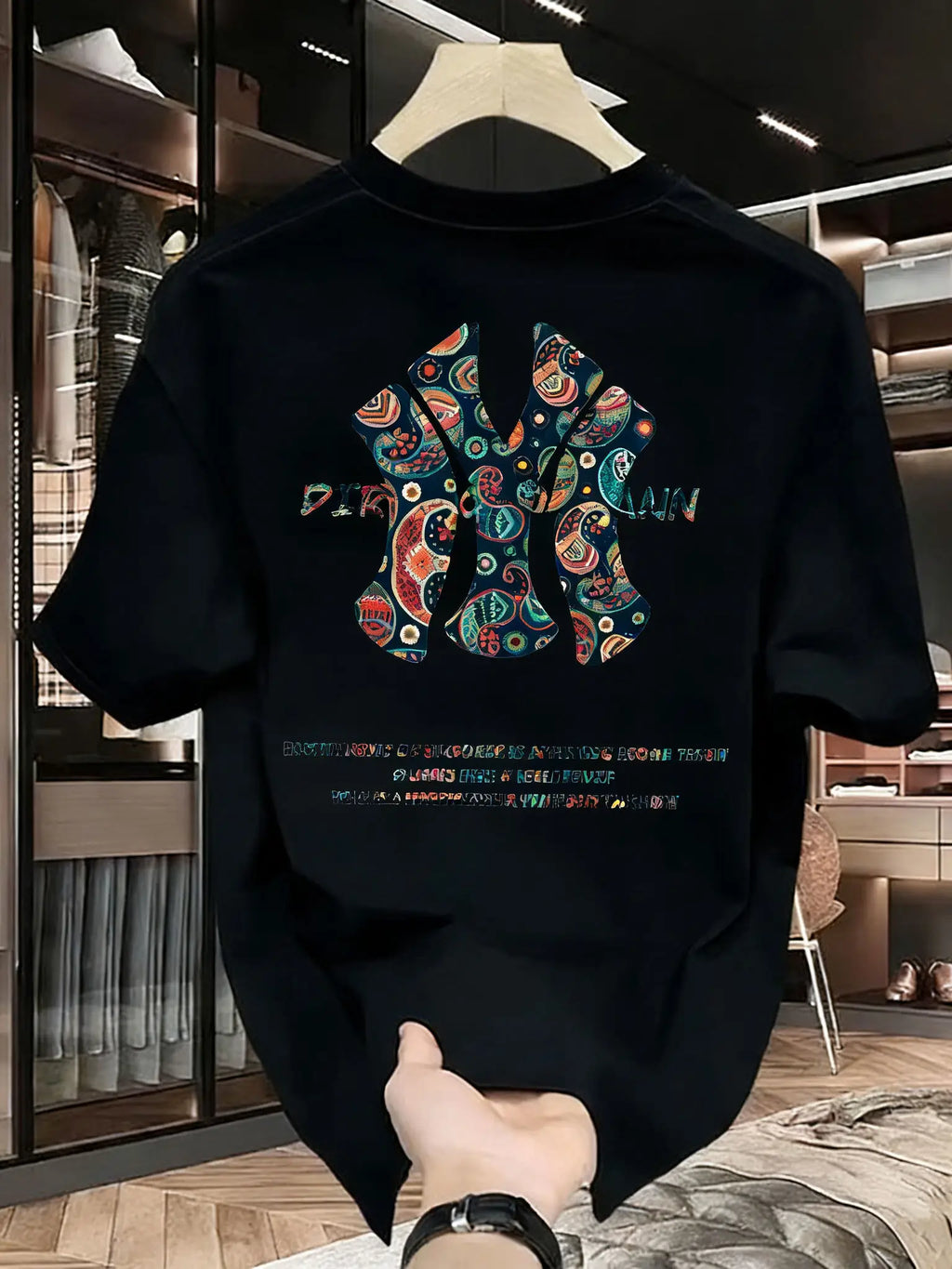 Men's Summer Printed T-Shirt - Casual Short Sleeve Tee