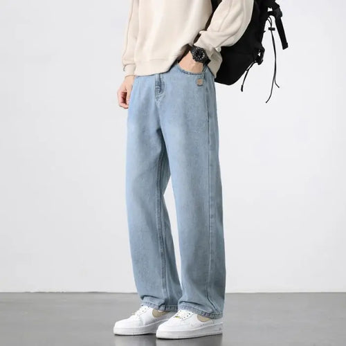 Men's Straight Vintage Fit Jeans - Casual Trousers