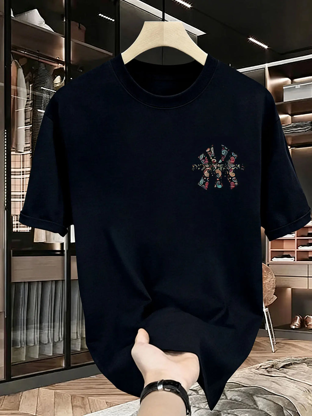 Men's Summer Printed T-Shirt - Casual Short Sleeve Tee