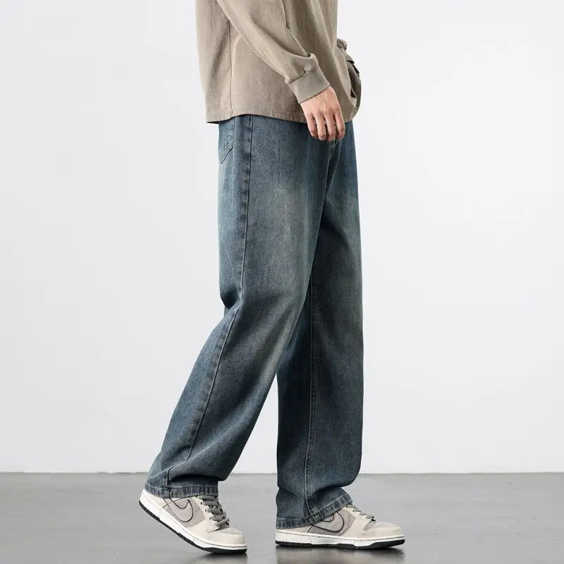 Men's Straight Vintage Fit Jeans - Casual Trousers