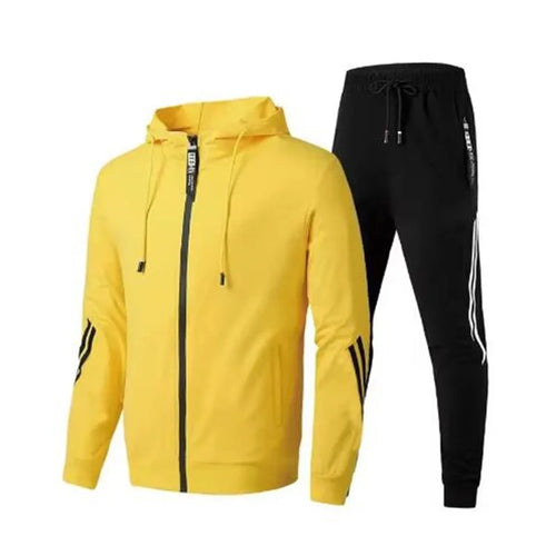 Men's Pullover Hoodie and Sweatpants Sweatsuit Set