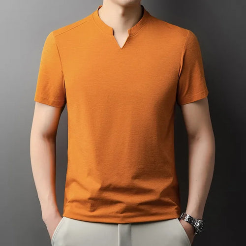 Men's Casual V-Neck Short Sleeve Fashion T-Shirt