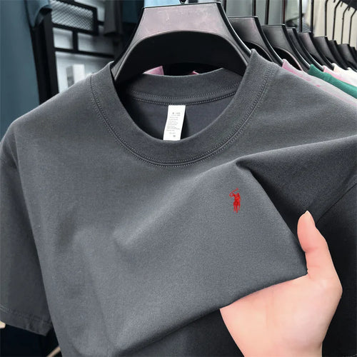 Paul Pony Men's 100% Cotton Short Sleeve T-Shirt