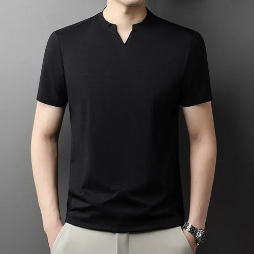 Men's Casual V-Neck Short Sleeve Fashion T-Shirt
