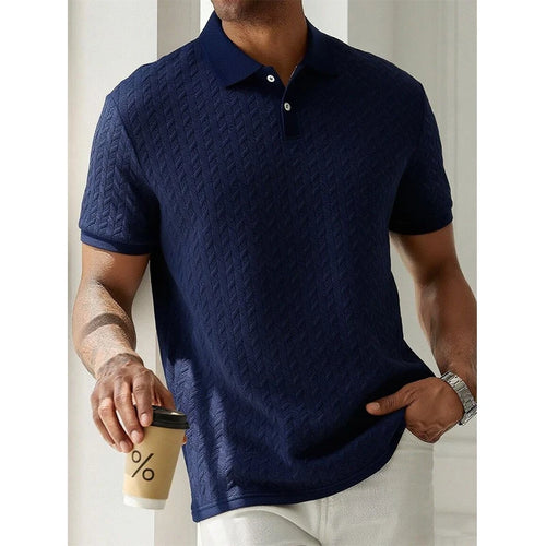 Men's Short Sleeve Polo Shirt - Summer Streetwear Top