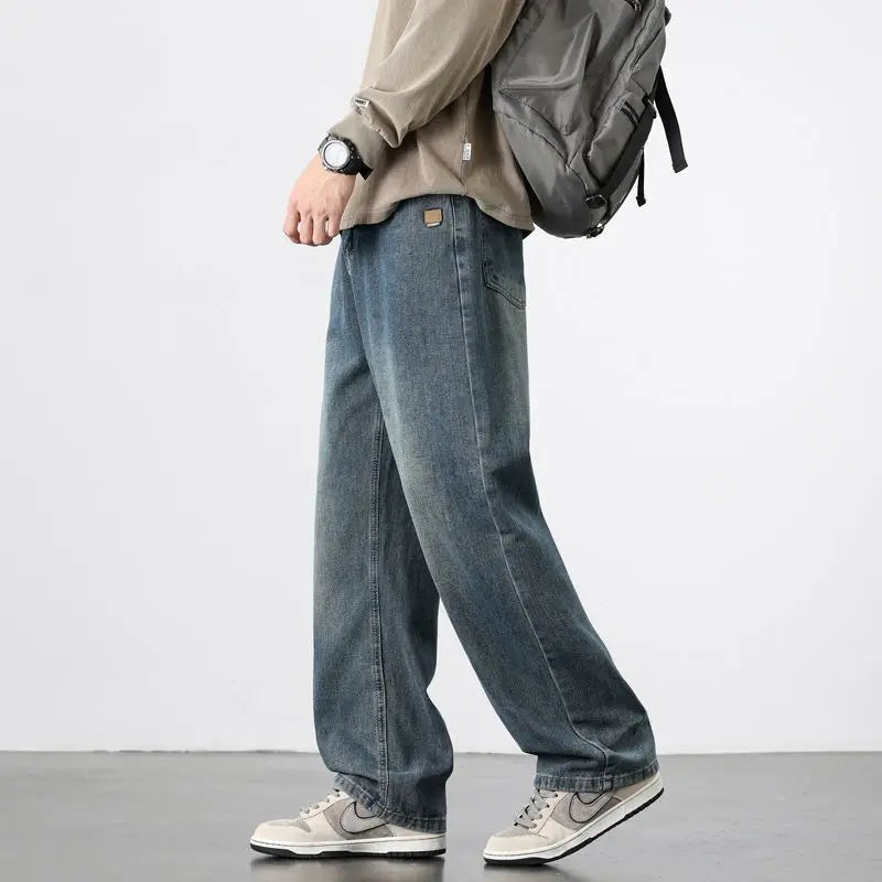Men's Straight Vintage Fit Jeans - Casual Trousers